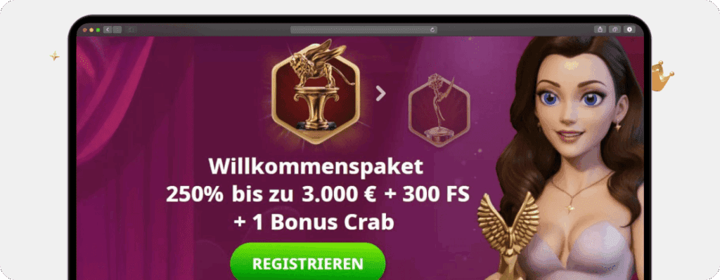 Casino Infinity Willkommenspaket