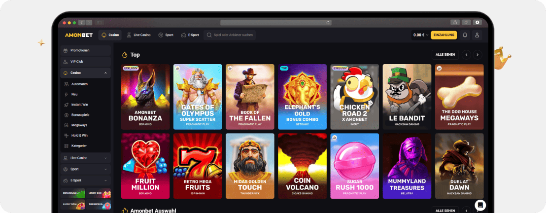 Amonbet Casino Erfahrungen & Testbericht 2026