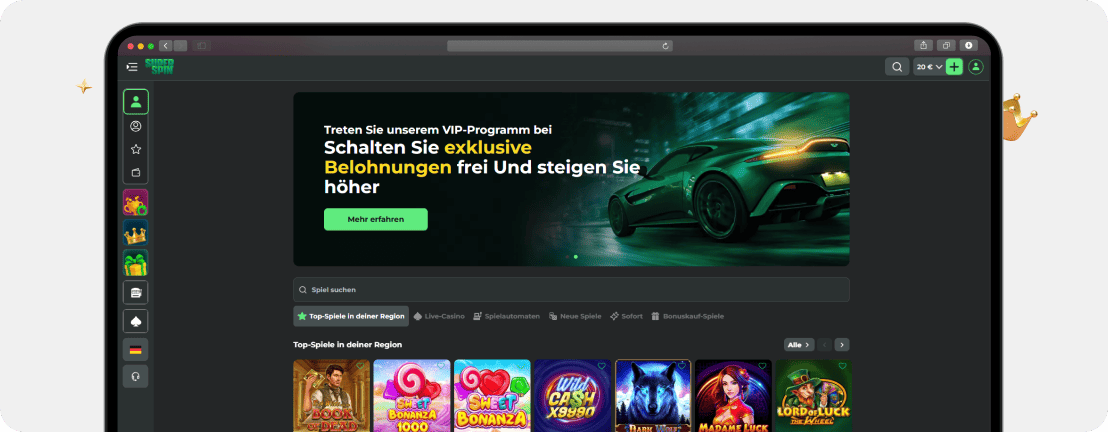 Super Spin Casino Erfahrungen 2026 – Echtgeld Test, Auszahlung & Bewertung