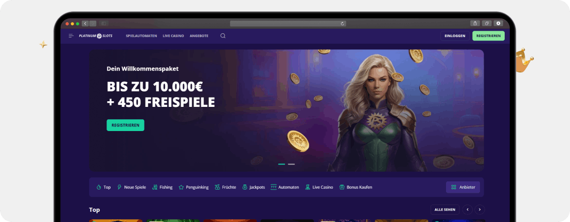 PlatinumSlots Casino Erfahrungen & Testbericht 2026