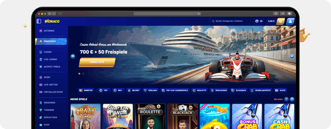 Wonaco Casino Erfahrungen & Testbericht 2026