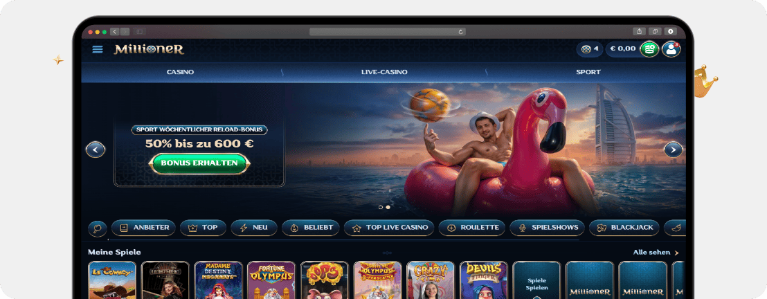 Millioner Casino – Echtgeld Erfahrungen & Bewertung 2026