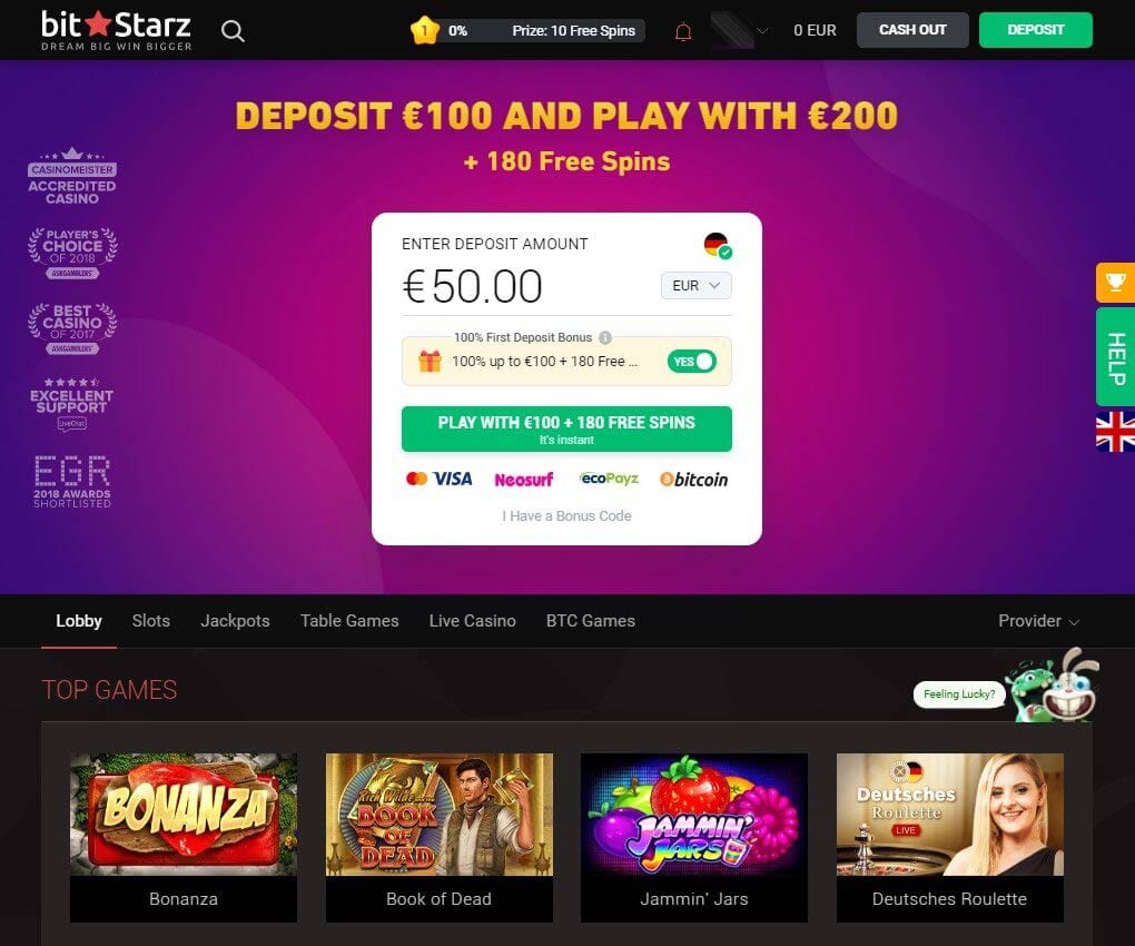 BitStarz Casino Erfahrungen 2026 – Seriös & Ehrlich Getestet