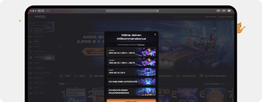 Mad Casino Erfahrungen 2026 – Echtgeld-Test und Bewertung