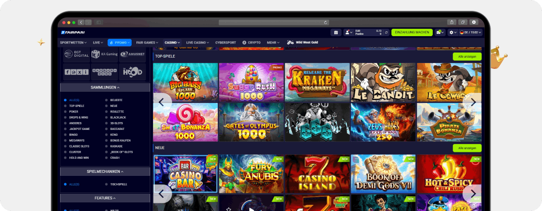 FairPari Casino Erfahrungen 2026: Aktueller Echtgeld-Test und Bewertung