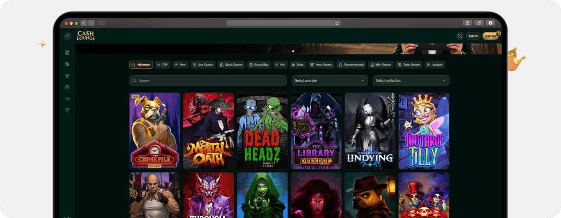 Cashlounge Casino im Echtgeld-Test mit Lobby und über 12.000 Spielen
