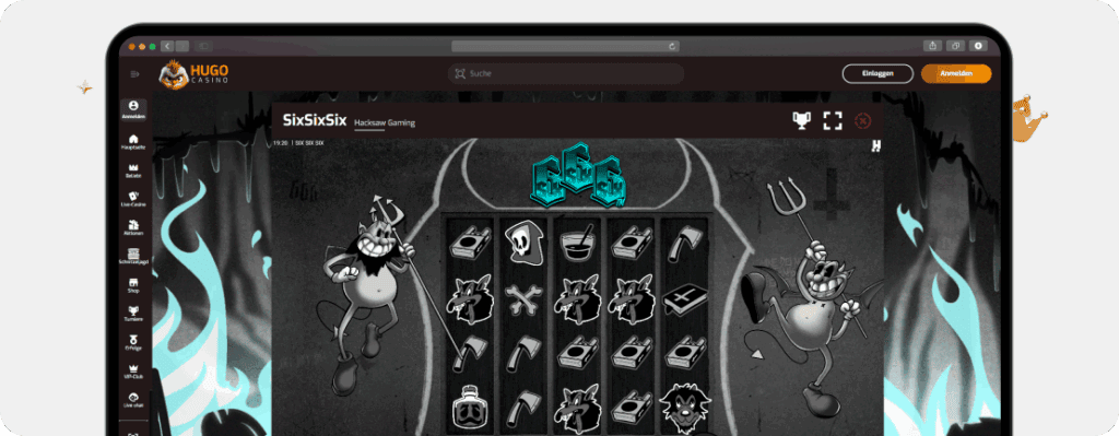 Halloween-Slot SixSixSix von Hacksaw Gaming mit hoher Volatilität