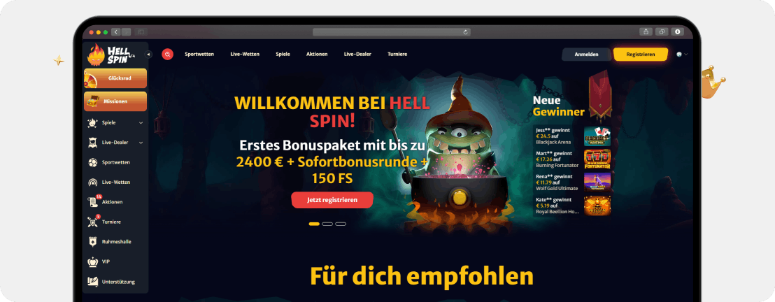 HellSpin Casino Erfahrungen 2026 | Echtgeld-Test & Bewertung