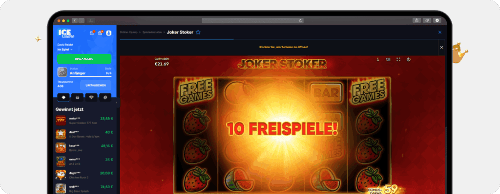 10 Freispiele Joker Stoker ohne Einzahlung im Test für Österreich