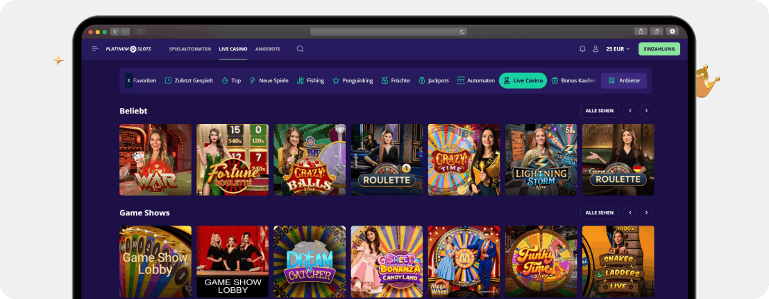 PlatinumSlots Casino Erfahrungen & Testbericht 2026