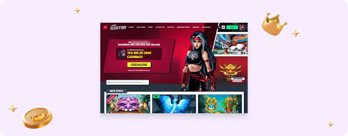Lucky Elektra Casino – Erfahrungen & Testbericht 2026