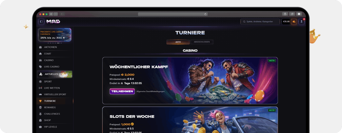 MadCasino Erfahrungen 2026 – Echtgeld-Test und Bewertung