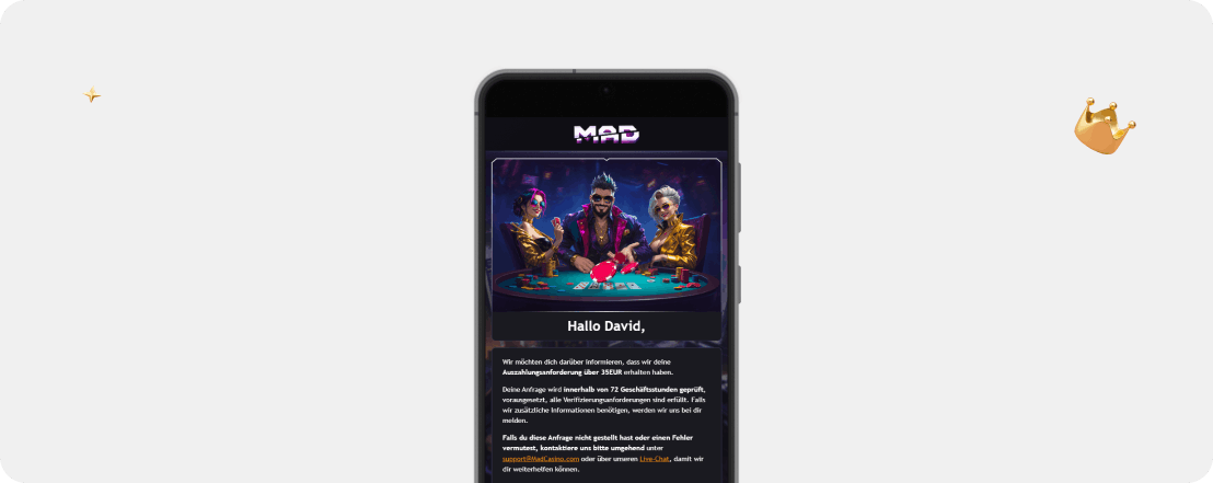 MadCasino Erfahrungen 2026 – Echtgeld-Test und Bewertung