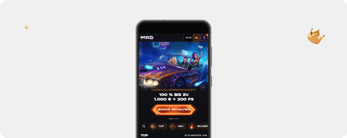 MadCasino Erfahrungen 2026 – Echtgeld-Test und Bewertung