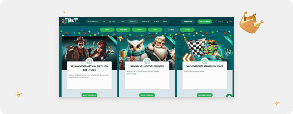 OSC - 22bet - Bonus