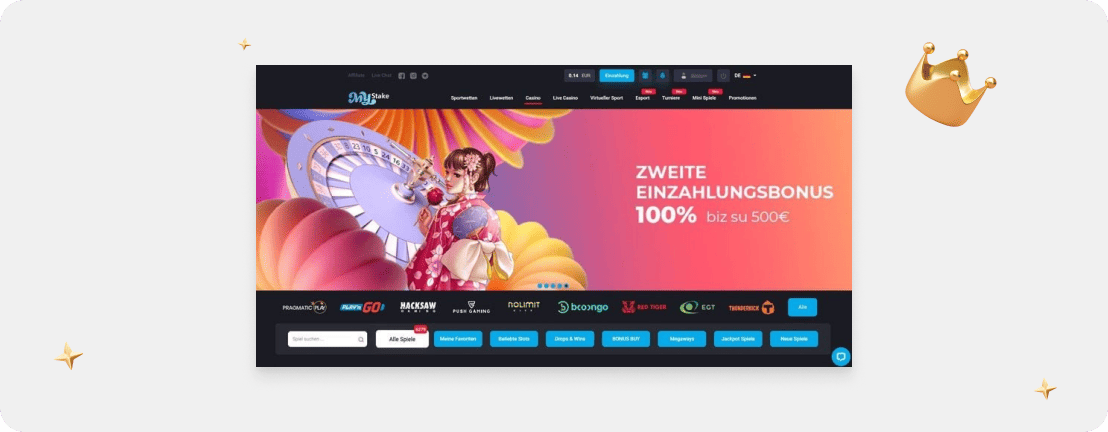 MyStake Casino Erfahrungen 2026 – Echtgeld-Test & Bewertung