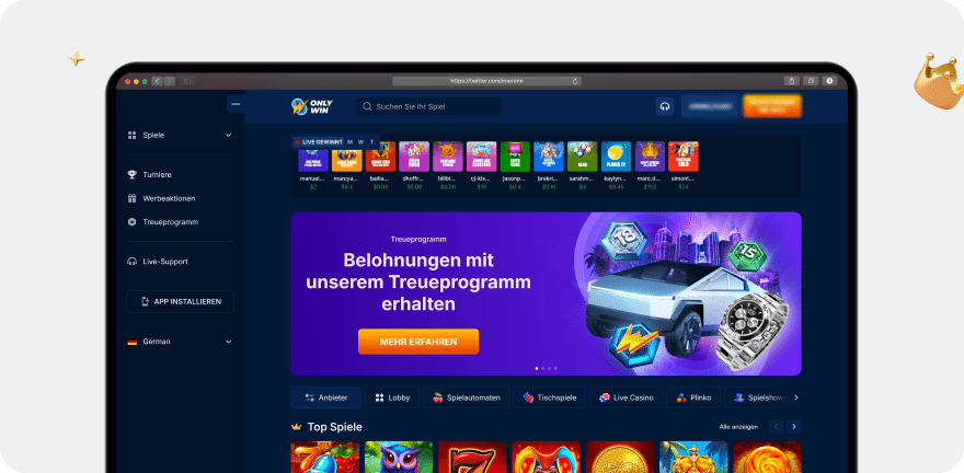 OnlyWin Casino – Erfahrungen & Testbericht 2026