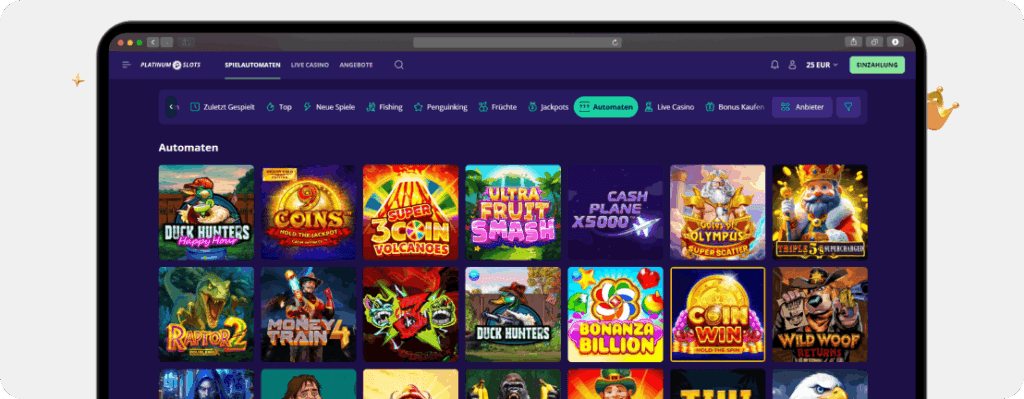RTP unter der deutschen Lizenz (alt: Online Casino Spielautomaten Auswahl mit Slots von Pragmatic Play Playngo und weiteren Providern