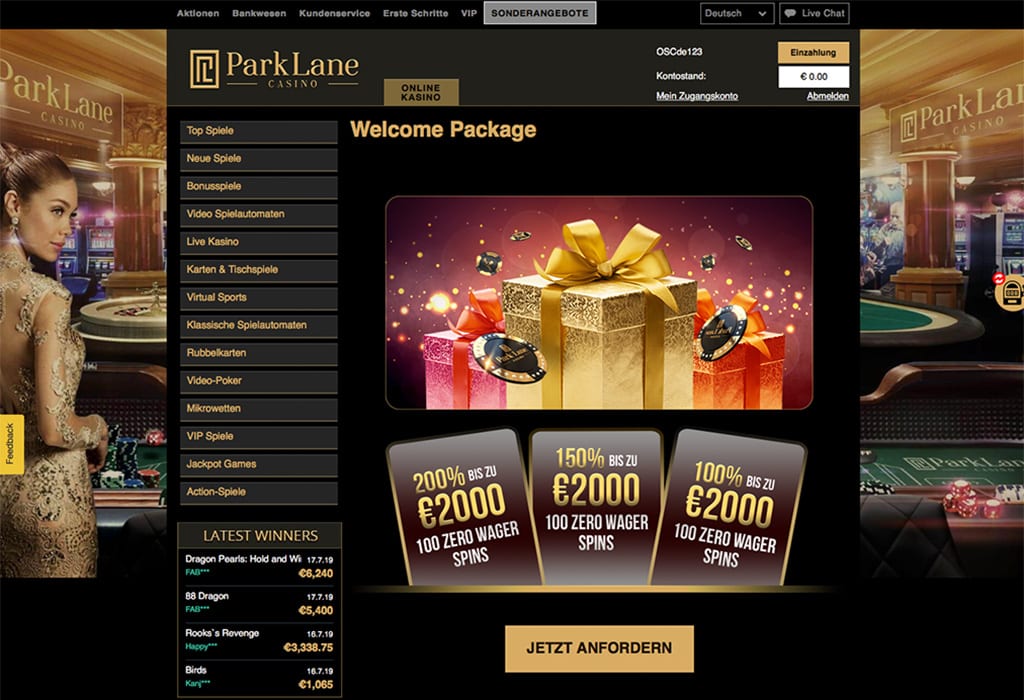 ParkLane Casino Erfahrungen – Test & Bewertung 2026