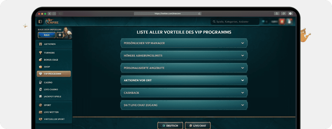 MyEmpire Casino – Erfahrungen & Testbericht 2026