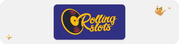 Rolling Slots Casino Logo Banner