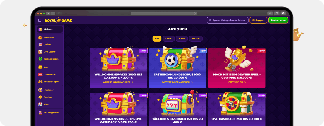 Royal Game Casino – Erfahrungen & Testbericht 2026