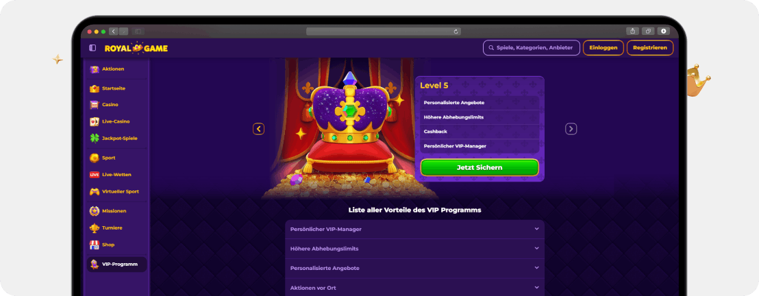 Royal Game Casino – Erfahrungen & Testbericht 2026