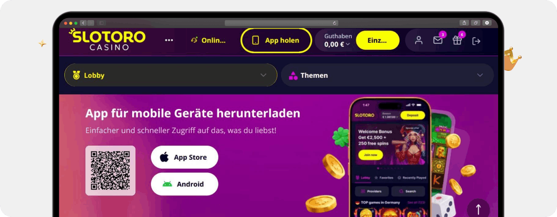 Slotoro Casino Erfahrungen 2026 – Echtgeld-Test & Bewertung