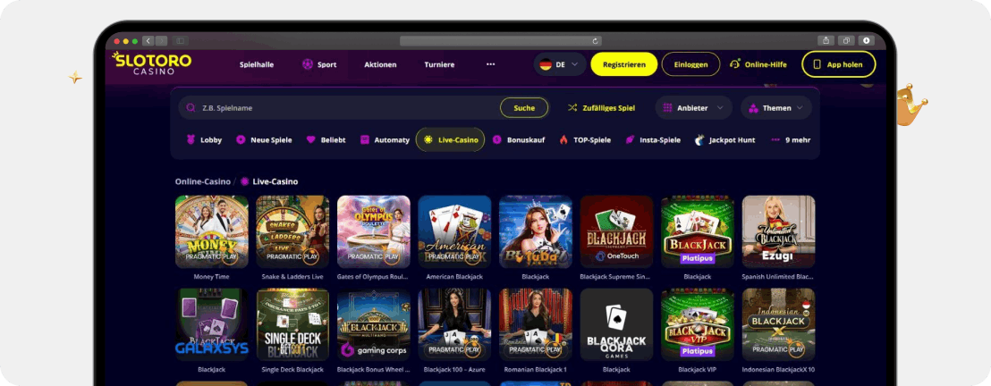 Slotoro Casino Erfahrungen 2026 – Echtgeld-Test & Bewertung