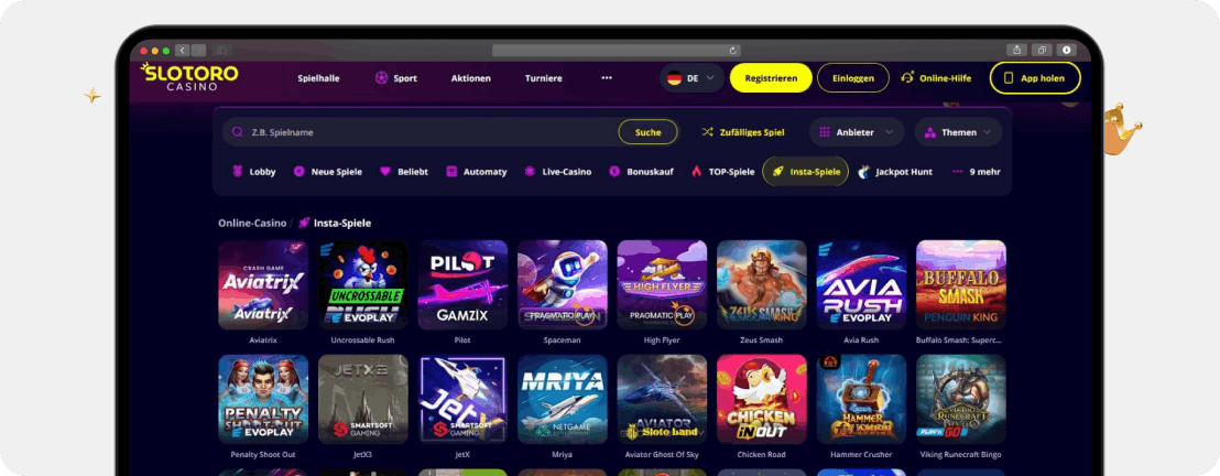 Slotoro Casino Erfahrungen 2026 – Echtgeld-Test & Bewertung