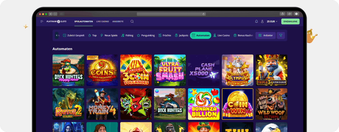 PlatinumSlots Casino Erfahrungen & Testbericht 2026