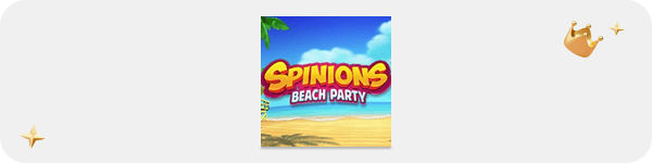 Spinions Beach Party Slot OSC Banner