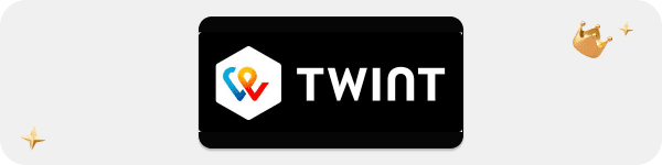 TWINT Logo – Schweizer Zahlungsmethode für Online Casino Einzahlungen