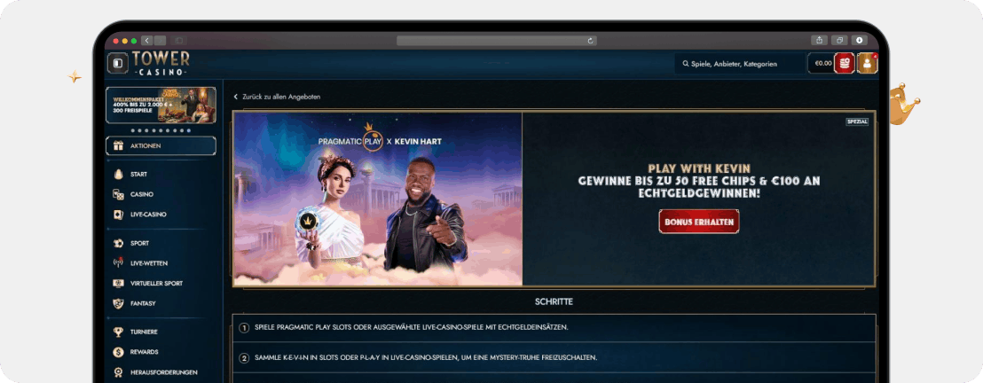 Tower Casino Erfahrungen & Bewertung 2026 nach 5 Tagen Echtgeldtest