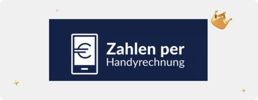 Symbol Smartphone mit Euro-Zeichen und Schriftzug Zahlen per Handyrechnung