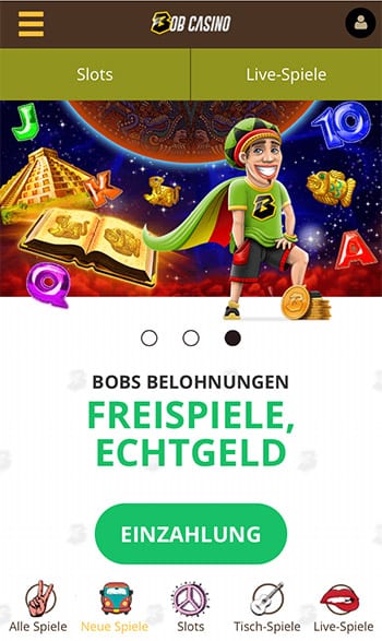 Bob Casino Erfahrungen – Test & Bewertung 2026