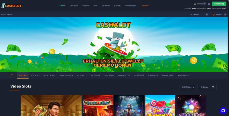 Cashalot Casino – Erfahrungen & Testbericht 2026
