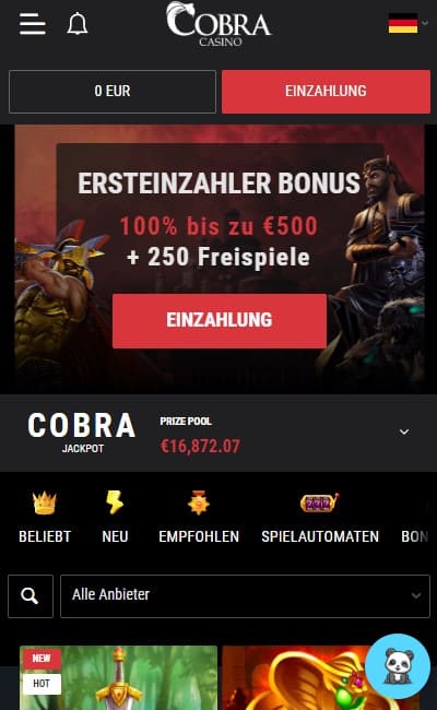 Cobra Casino – Erfahrungen & Testbericht 2026