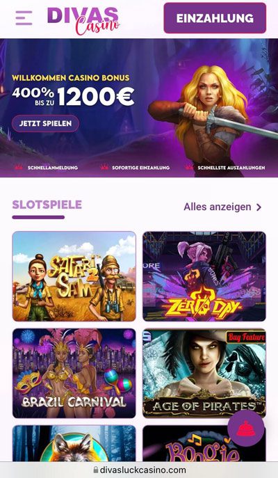 Diva’s Luck Casino – Erfahrungen & Testbericht 2026