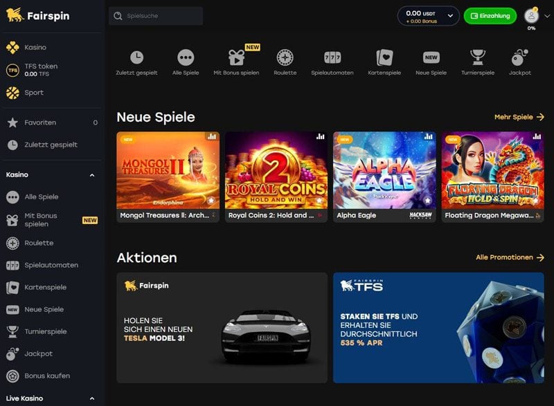 Fairspin Casino – Erfahrungen & Testbericht 2026
