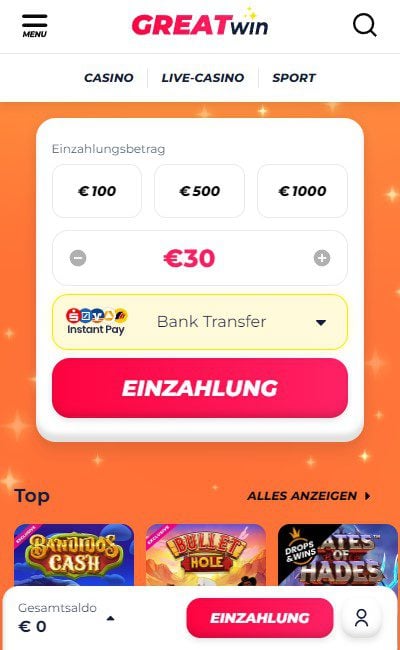 Greatwin Casino – Erfahrungen & Testbericht 2026