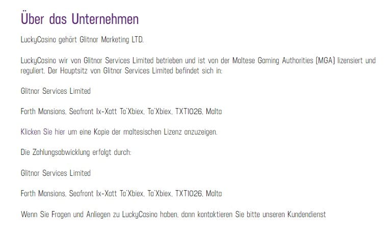 Lucky Casino Erfahrungen – Test & Bewertung 2026