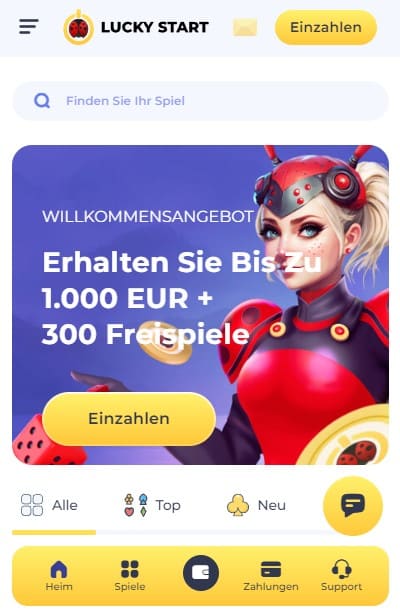 LuckyStart Casino Erfahrungen & Testbericht 2026