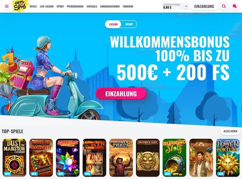 OhMySpins – Erfahrungen & Testbericht 2026
