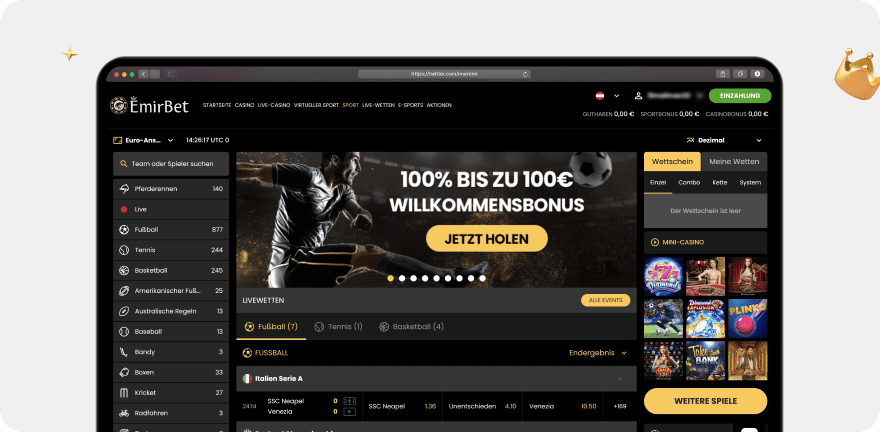 EmirBet Casino – Erfahrungen & Testbericht 2026