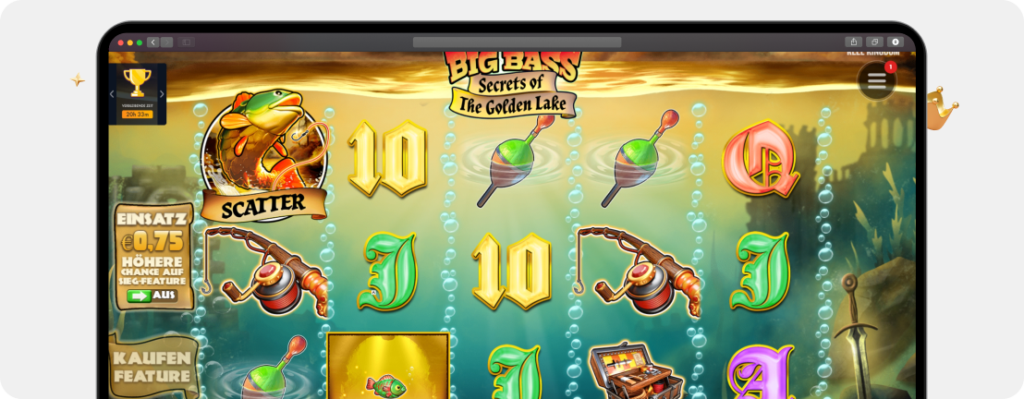 Spinia Casino Big Bass bonus
