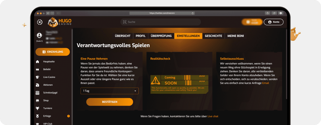 Hugo Casino Erfahrungen & Testbericht  2026