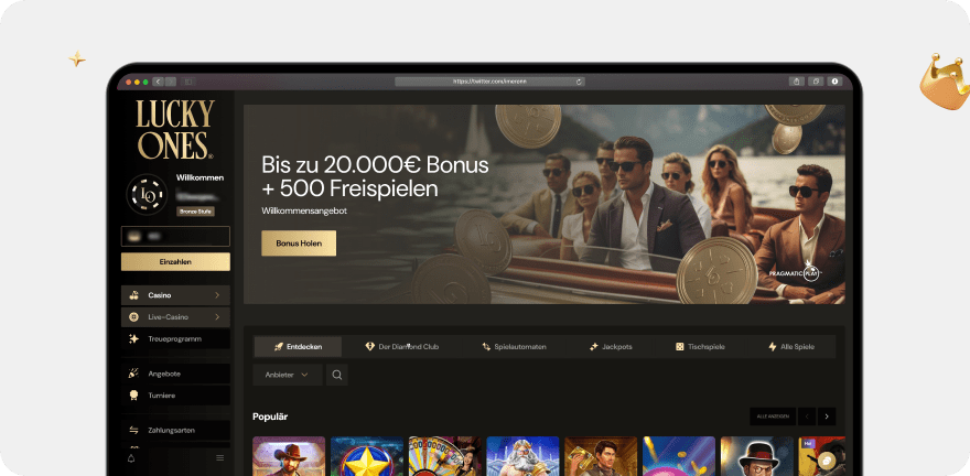 Lucky Ones Casino – Erfahrungen & Testbericht 2026