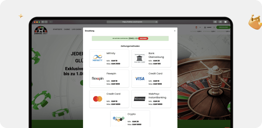Zodiacbet Casino – Erfahrungen & Testbericht 2026