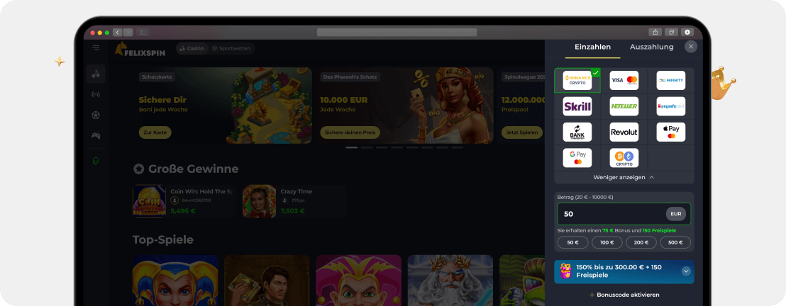 Meine FelixSpin Casino Erfahrung im aktuellen Test 2026